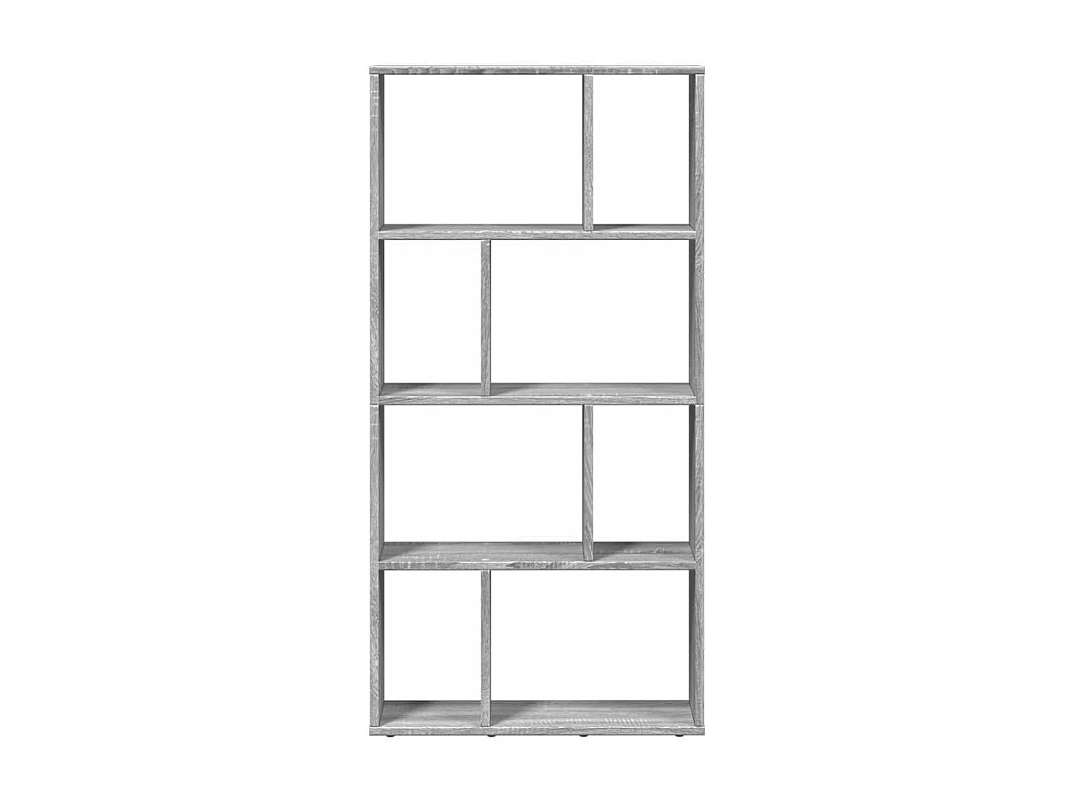 Bibliothèque sonoma gris 60x20x120,5 cm bois d'ingénierie