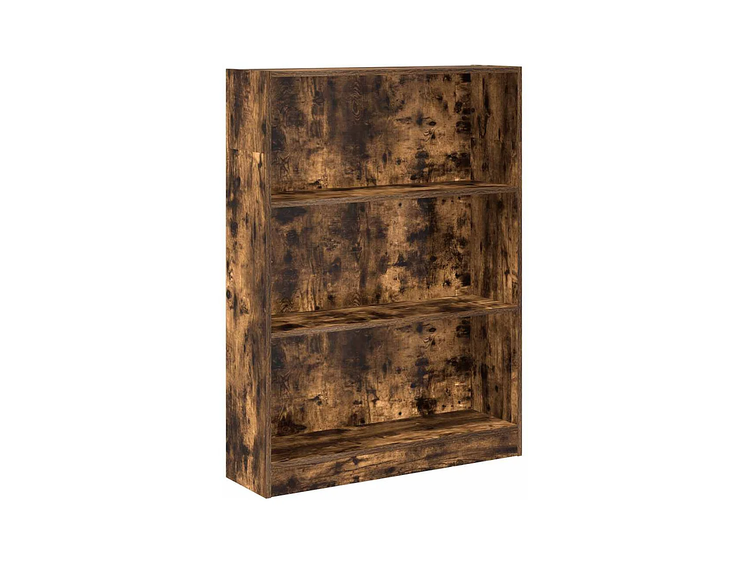 Bücherregal Räuchereiche 80x24x109 cm Holzwerkstoff