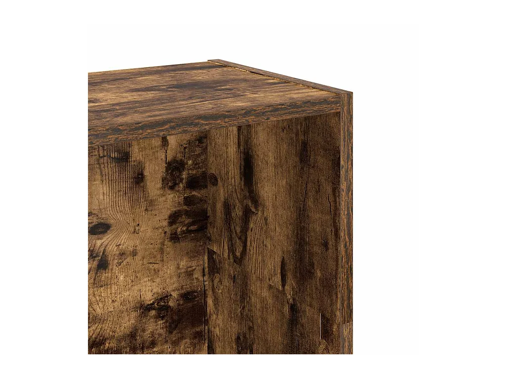 Bücherregal Räuchereiche 80x24x109 cm Holzwerkstoff