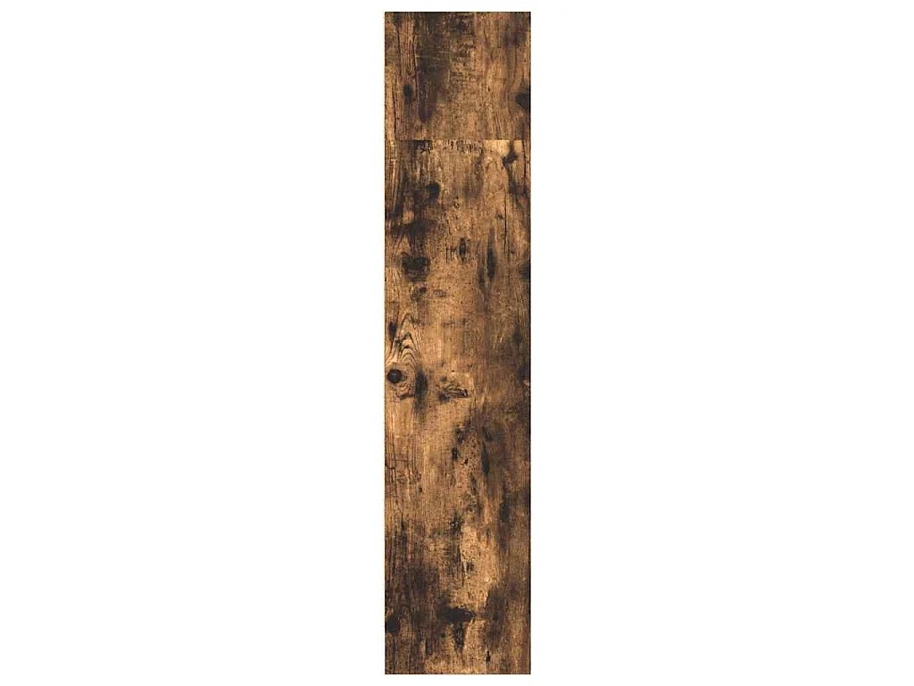 Bibliothèque chêne fumé 80x24x109 cm bois d'ingénierie