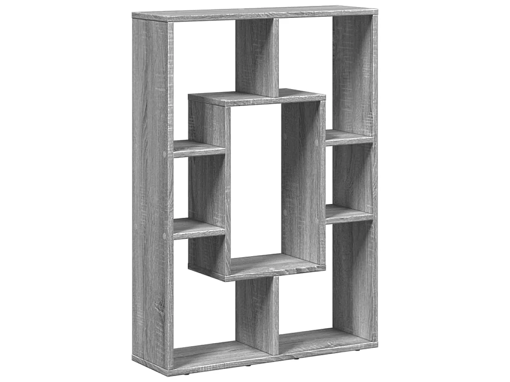 Libreria Grigio Sonoma 63x20x90 cm in Truciolato