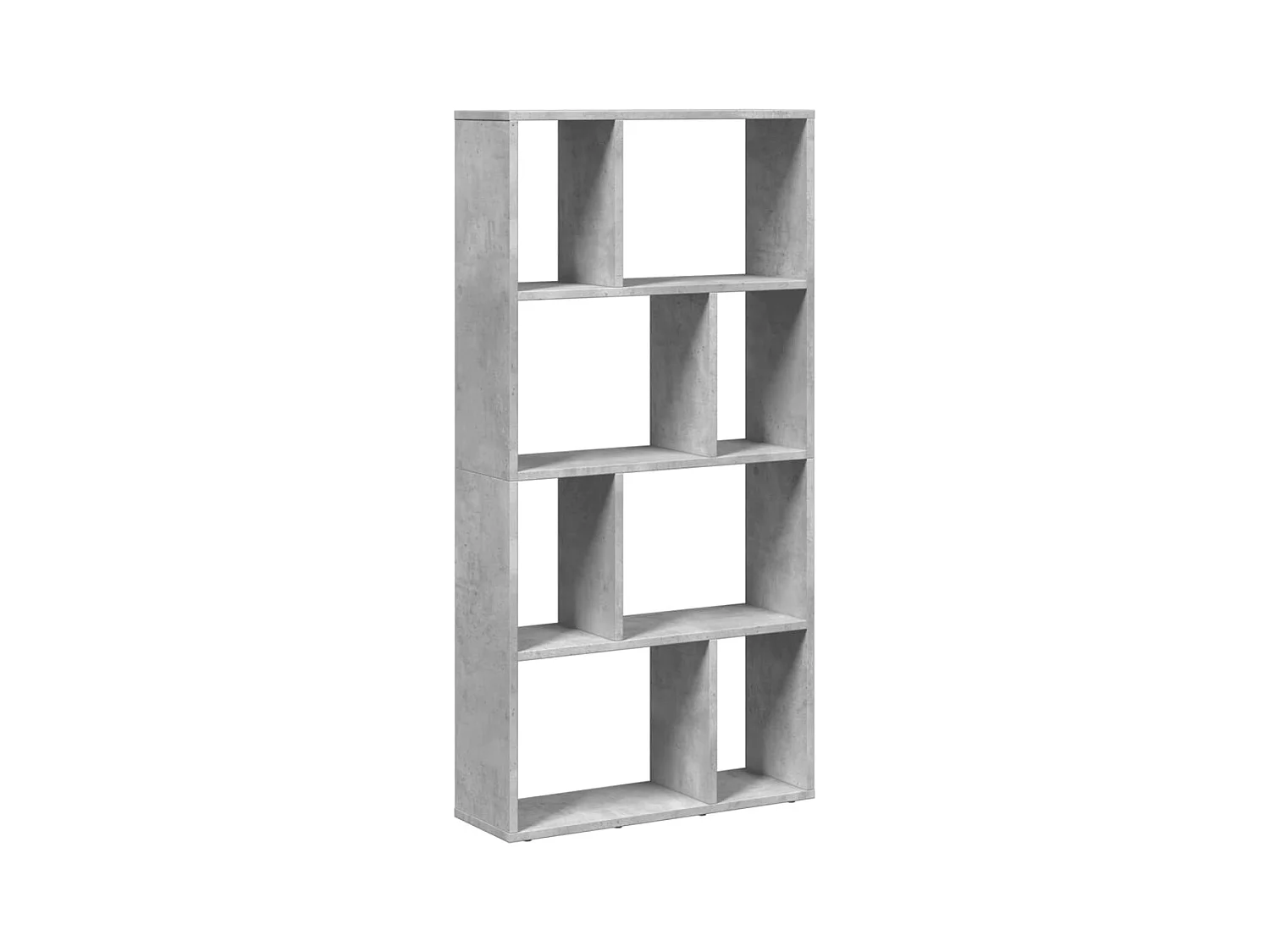 Libreria Grigio Cemento 60x20x120 cm in Truciolato