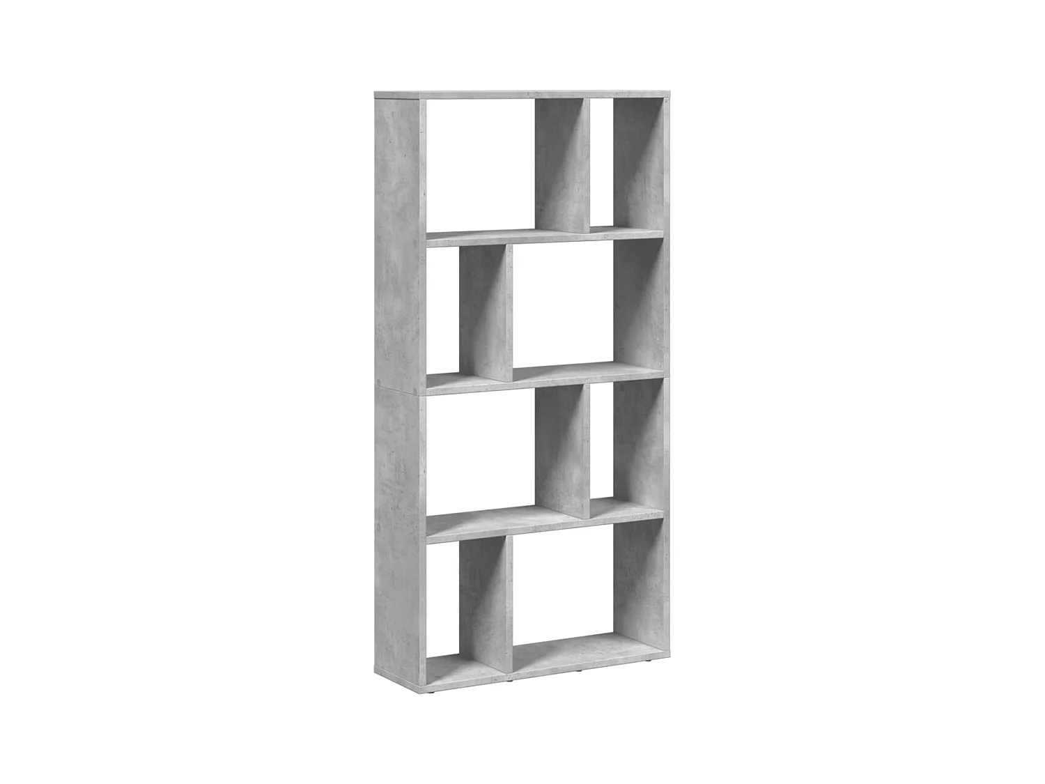 Libreria Grigio Cemento 60x20x120 cm in Truciolato