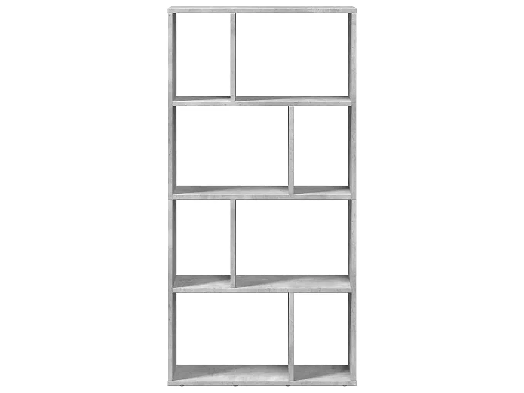 Boekenkast 60x20x120,5 cm bewerkt hout betongrijs