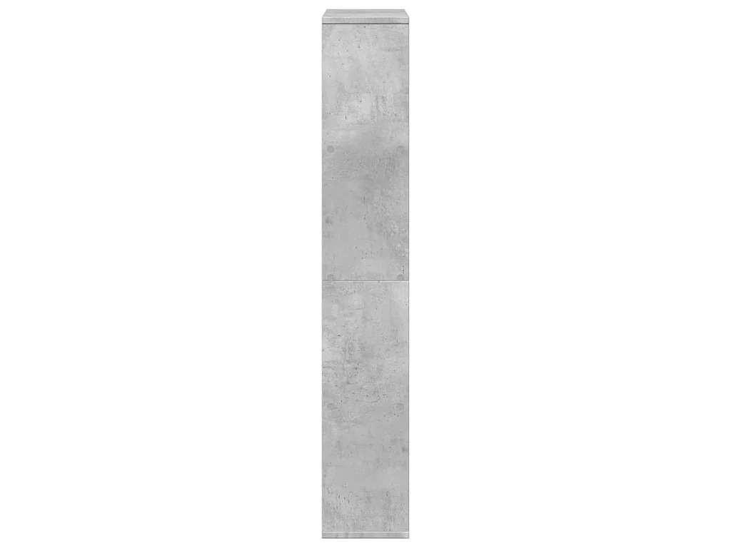 Boekenkast 60x20x120,5 cm bewerkt hout betongrijs