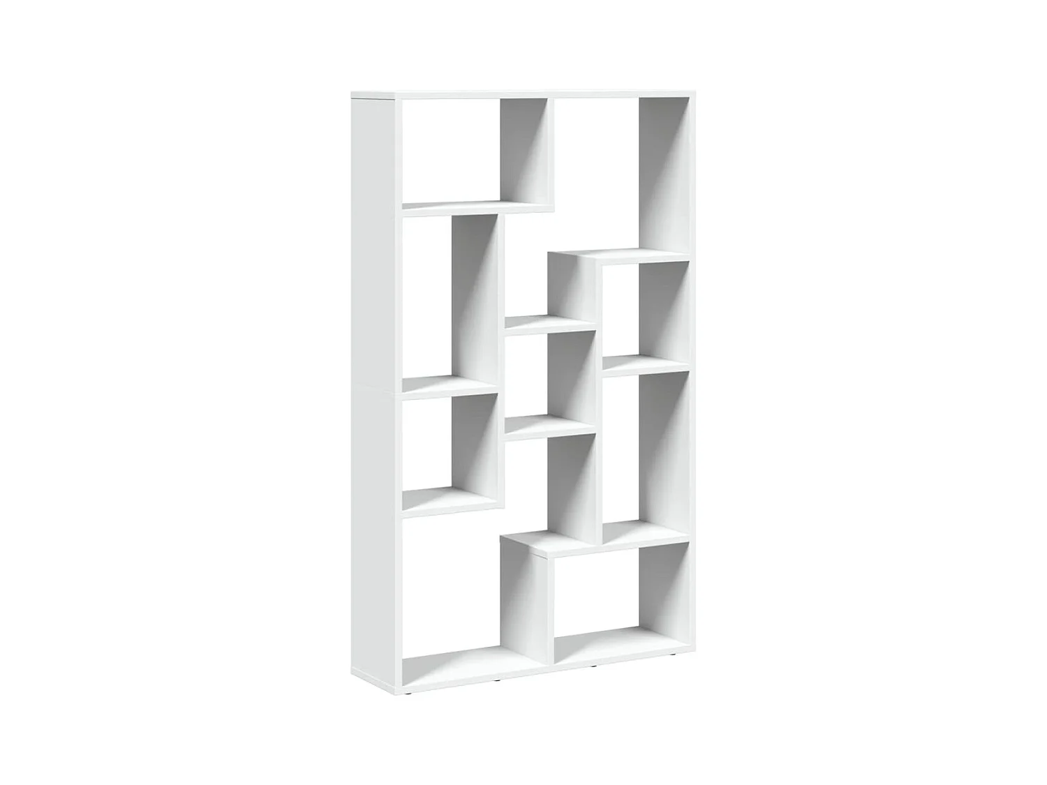 Bibliothèque blanc 72x20x120 cm bois d'ingénierie