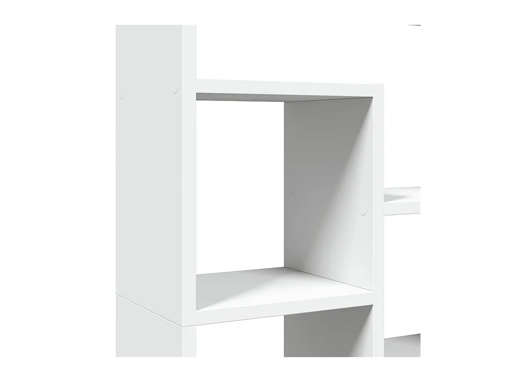 Bibliothèque blanc 72x20x120 cm bois d'ingénierie