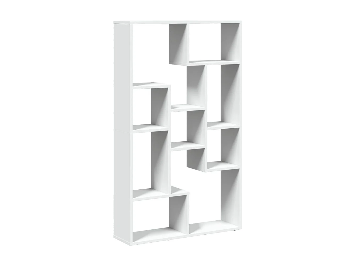 Bibliothèque blanc 72x20x120 cm bois d'ingénierie