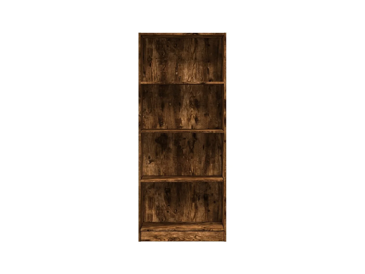 Libreria Rovere Fumo 60x24x143 cm in Legno Multistrato