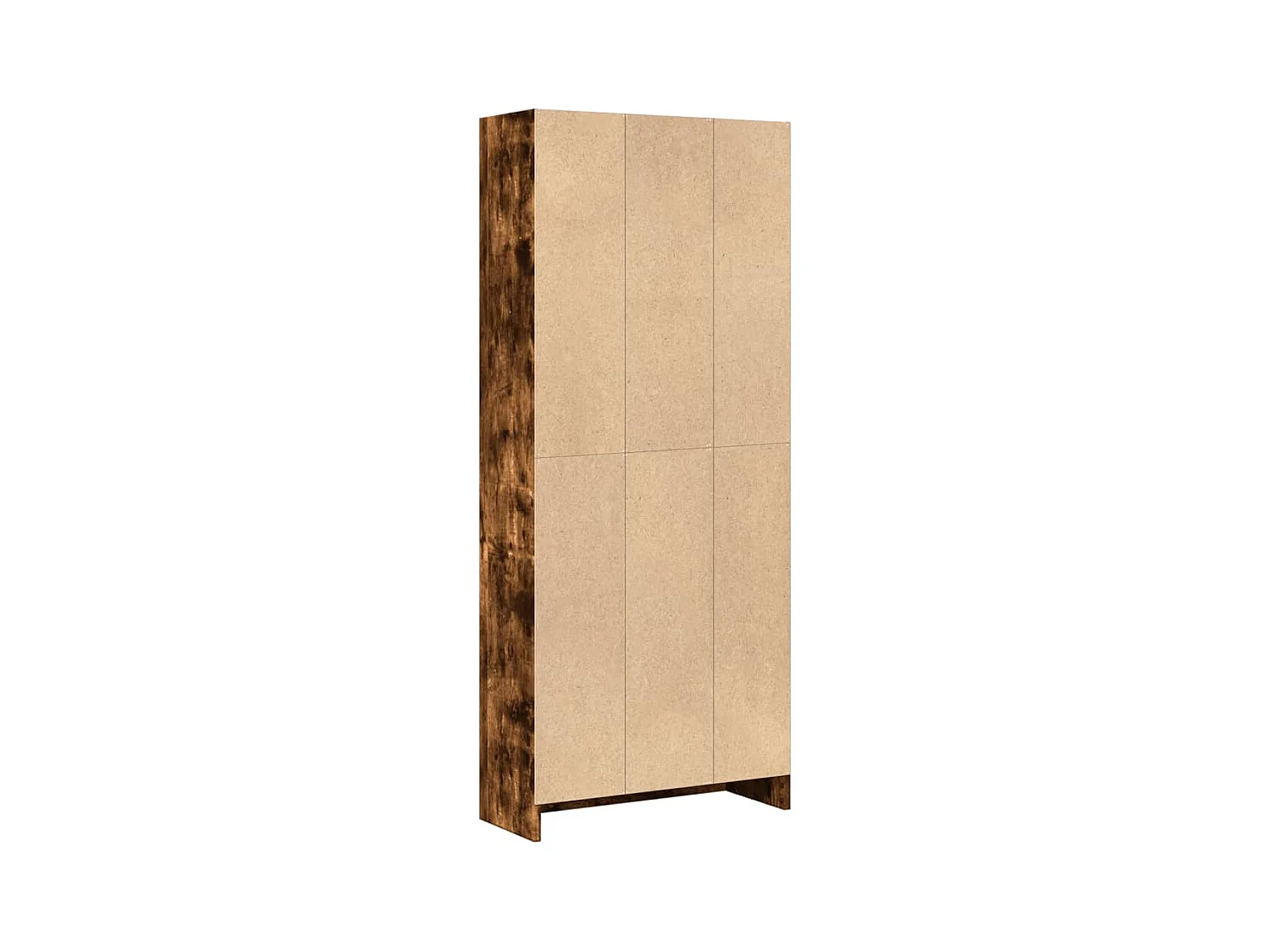 Libreria Rovere Fumo 60x24x143 cm in Legno Multistrato