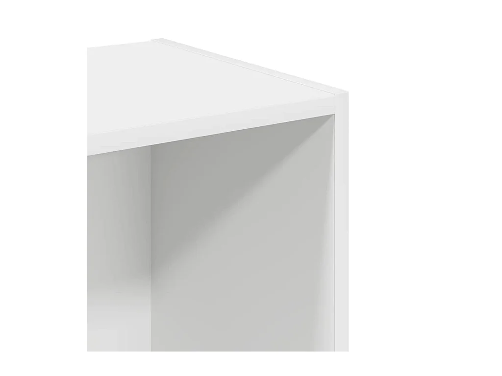 Bibliothèque blanc 40x30x152 cm bois d'ingénierie