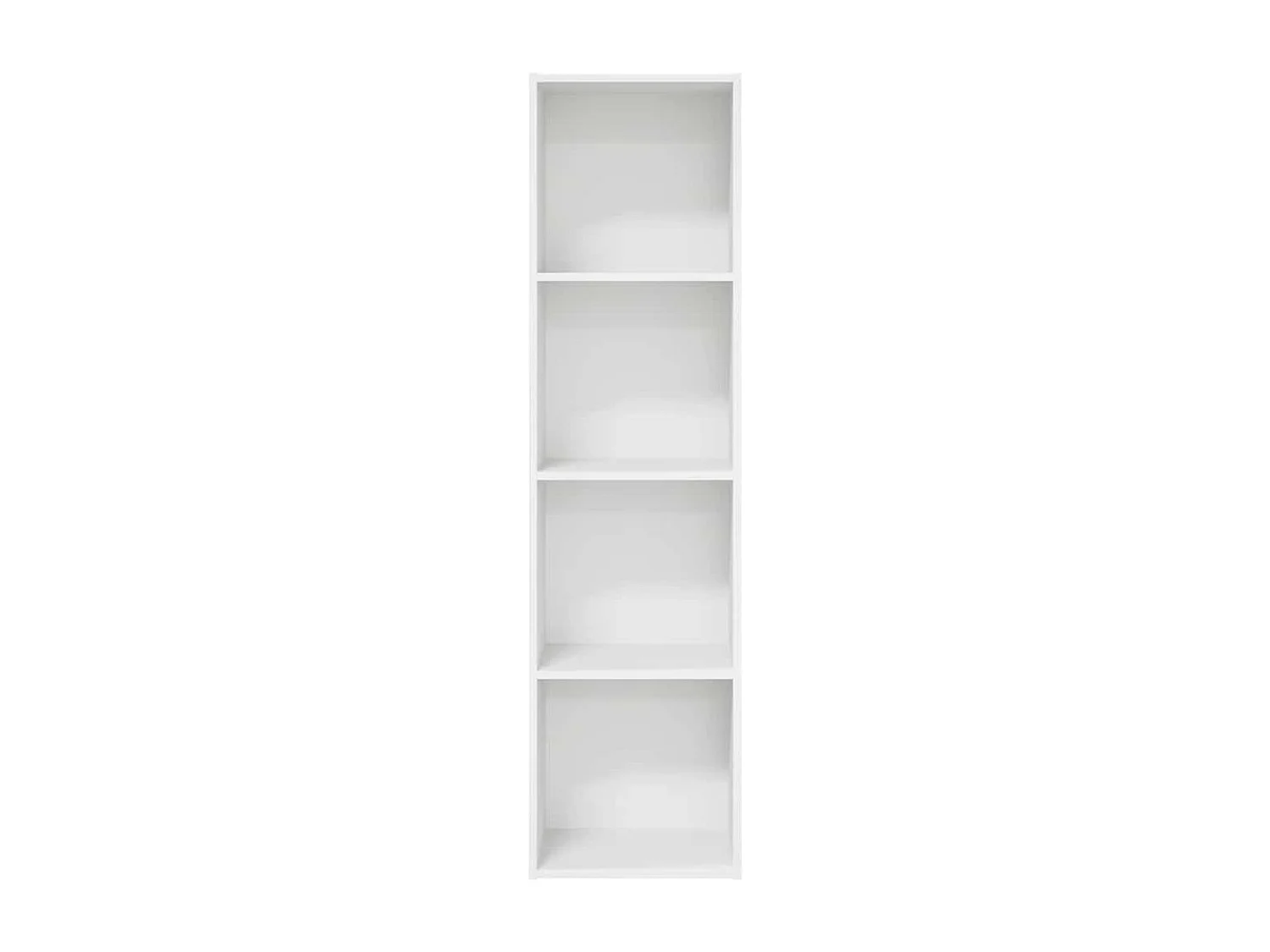 Bücherregal Weiß 40x30x152 cm Holzwerkstoff