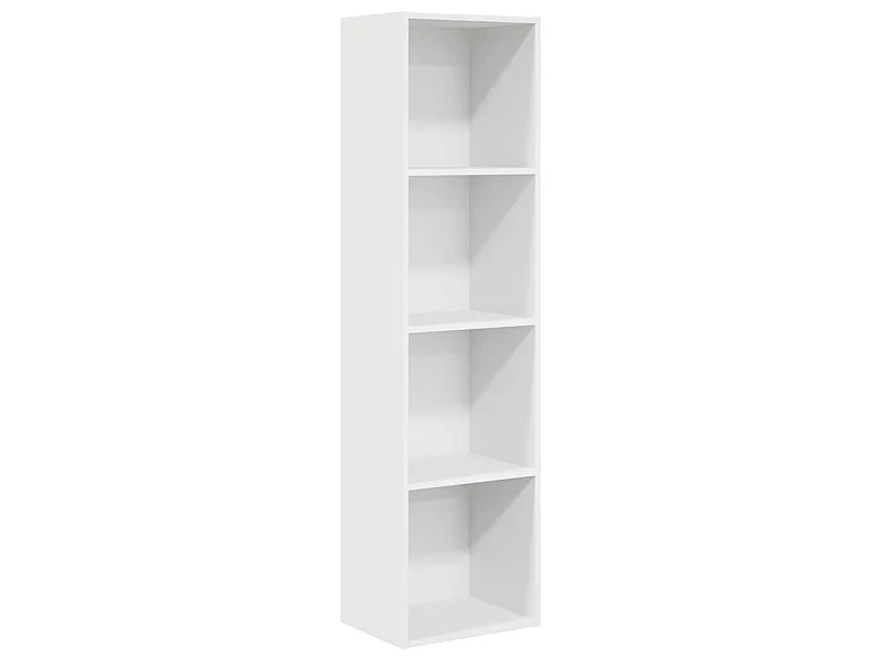 Bücherregal Weiß 40x30x152 cm Holzwerkstoff