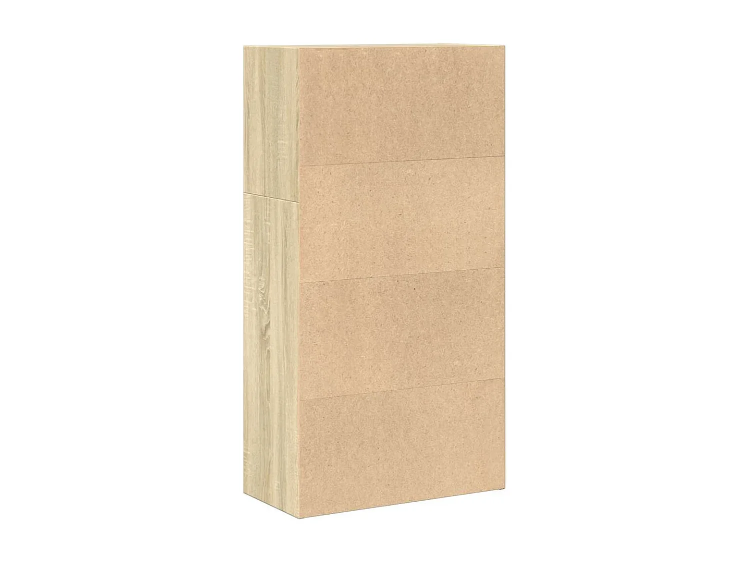 Boekenkast 60x30x114 cm bewerkt hout sonoma eikenkleurig