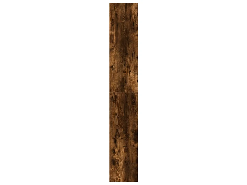 Boekenkast 40x30x189 cm bewerkt hout gerookt eikenkleurig