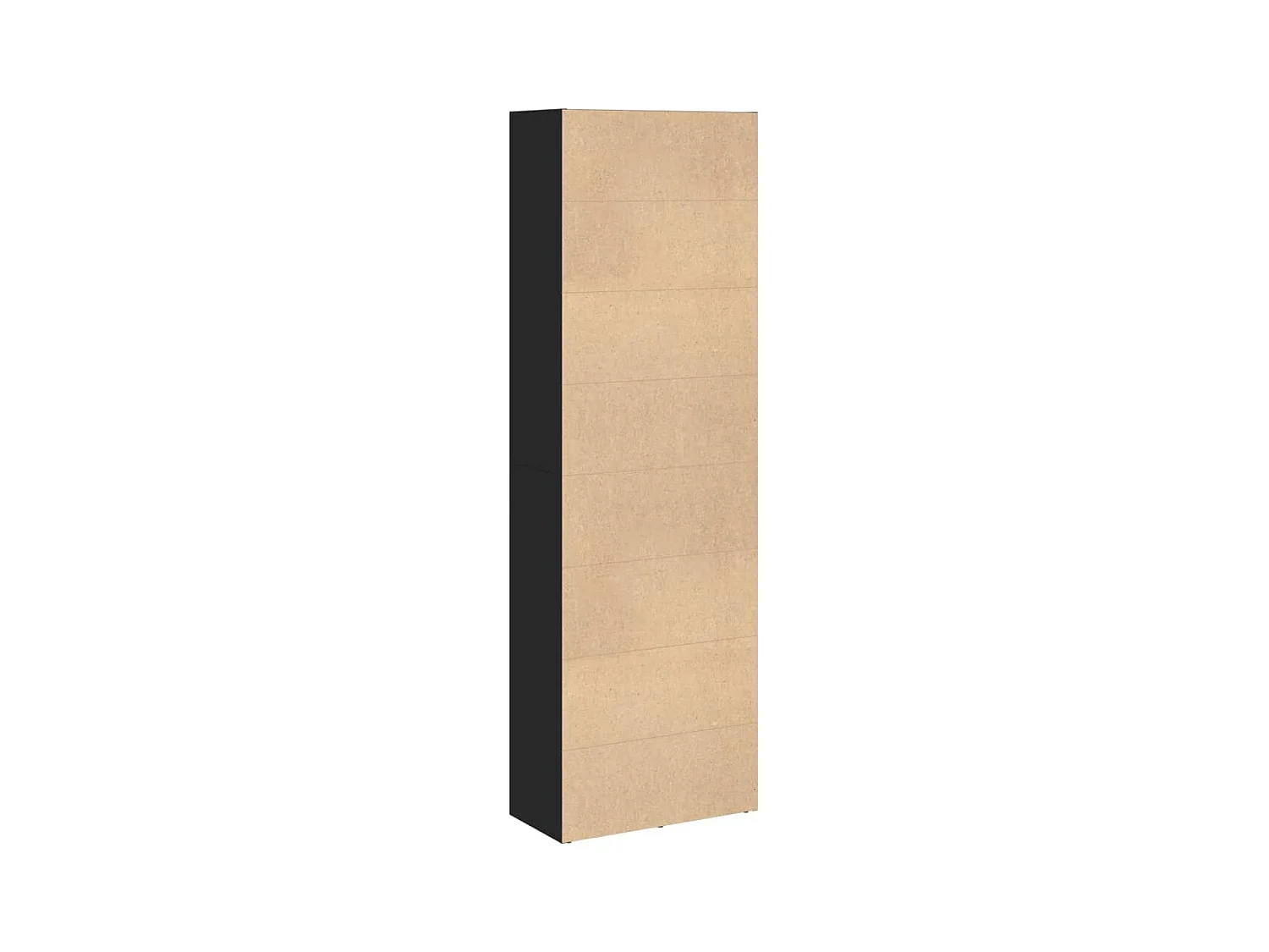 Bücherregal Schwarz 60x30x189 cm Holzwerkstoff