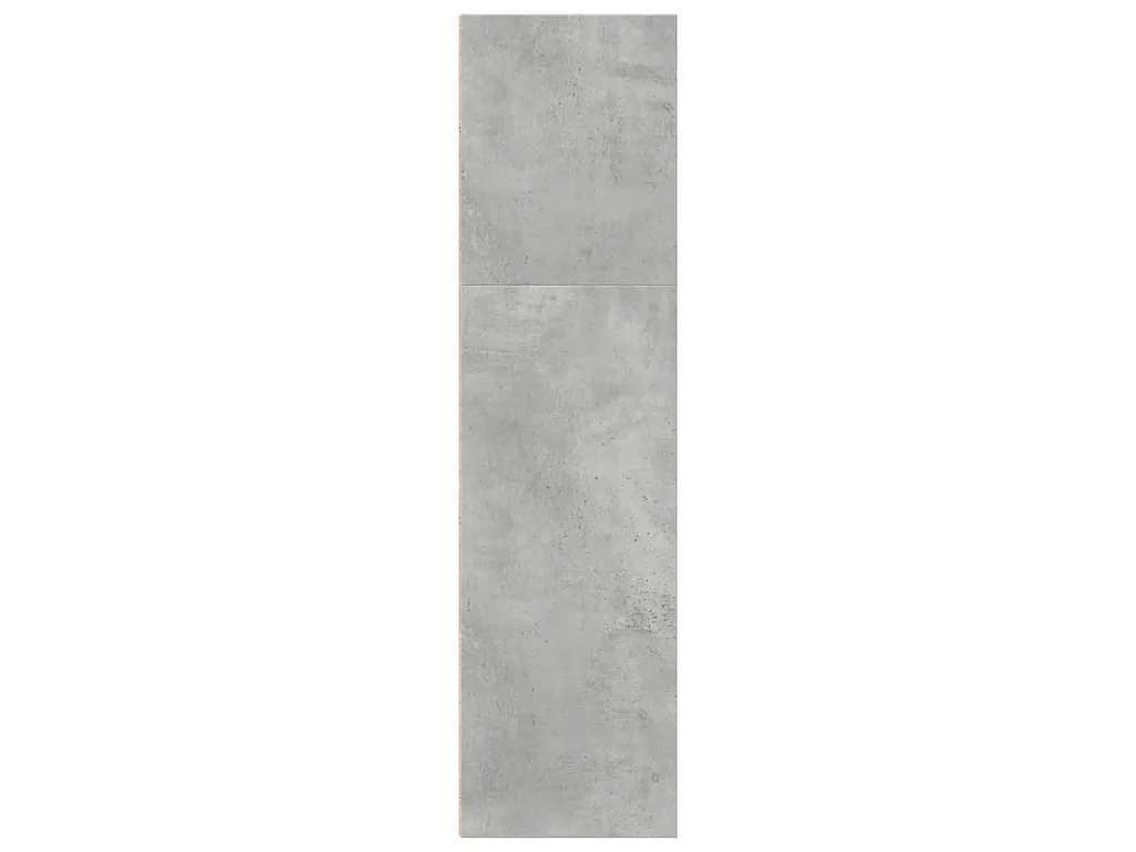Bibliothèque gris béton 40x30x114 cm bois d'ingénierie