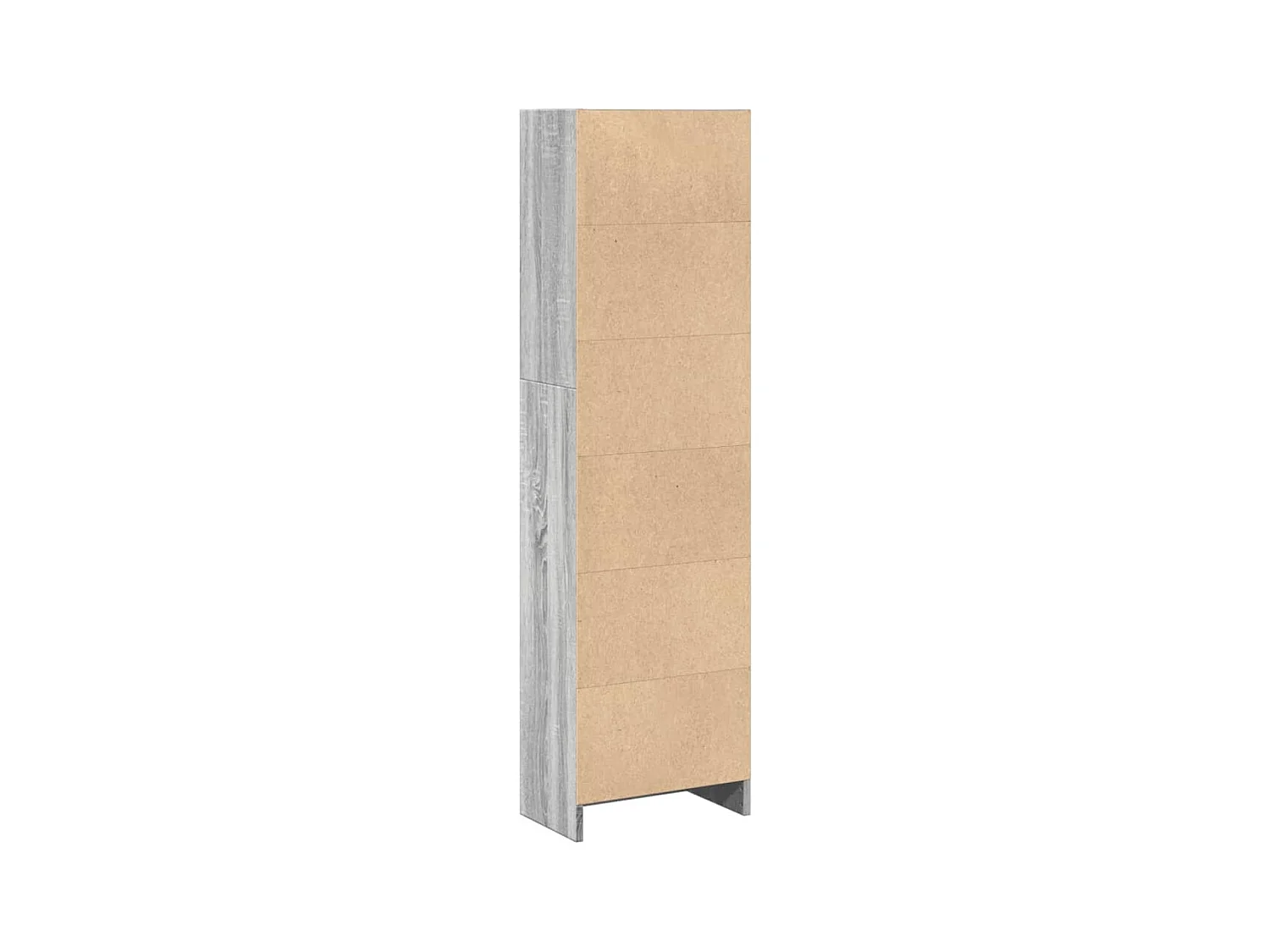 Bibliothèque sonoma gris 40x24x143 cm bois d'ingénierie
