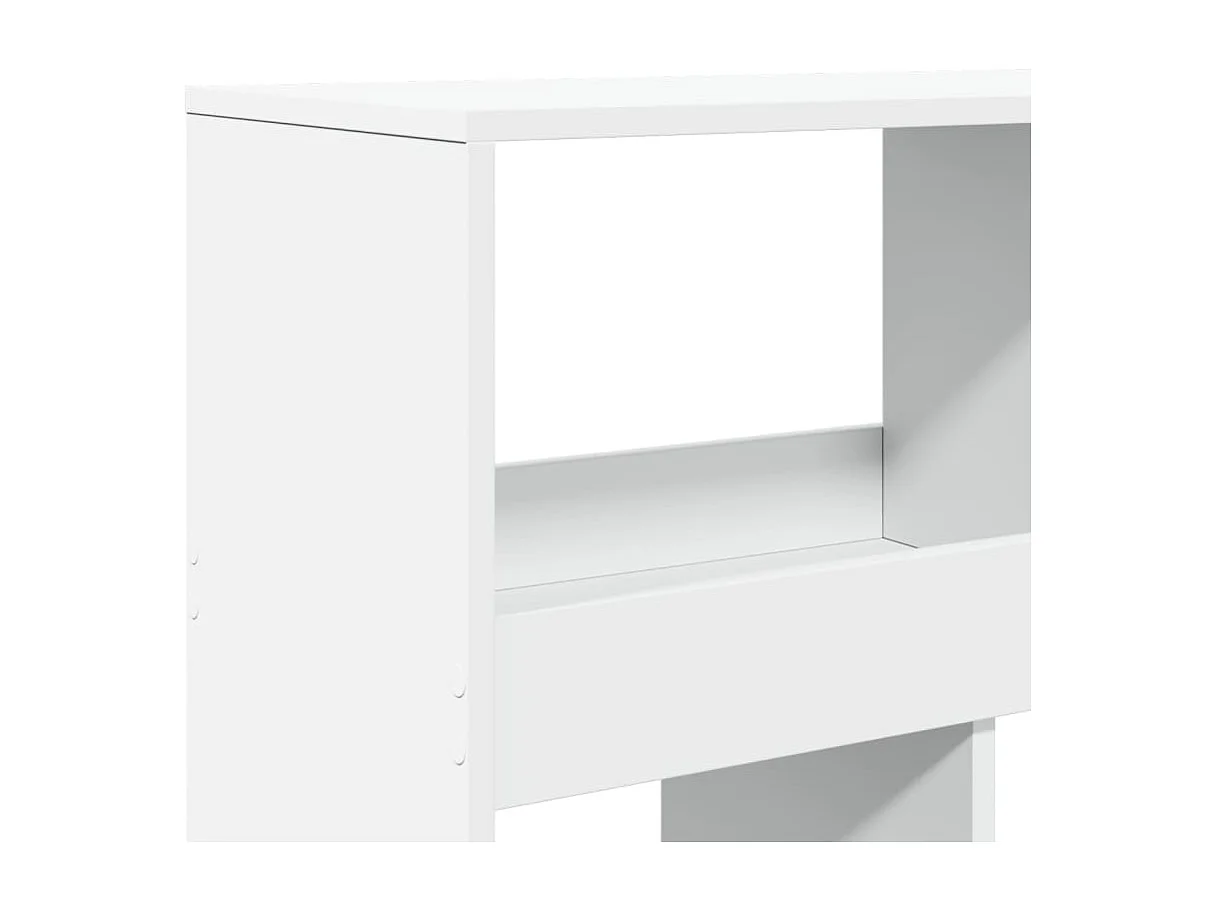 Bücherregal Weiß 100x33x125,5 cm Holzwerkstoff