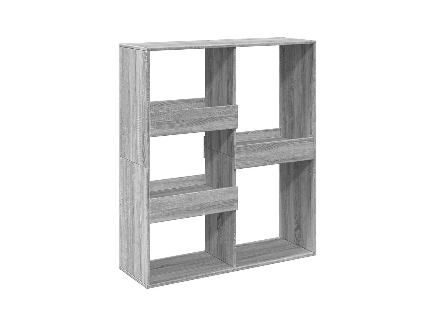 Bibliothèque/Séparateur de pièce sonoma gris 100x33x115 cm