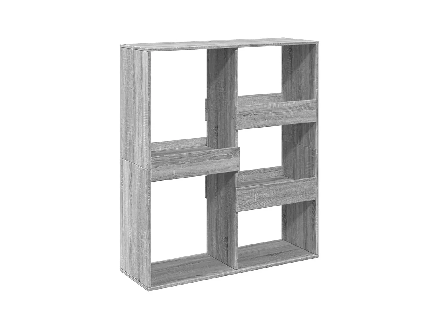 Bibliothèque/Séparateur de pièce sonoma gris 100x33x115 cm