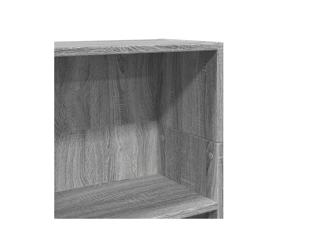 Bücherregal Grau Sonoma 40x24x109 cm Holzwerkstoff