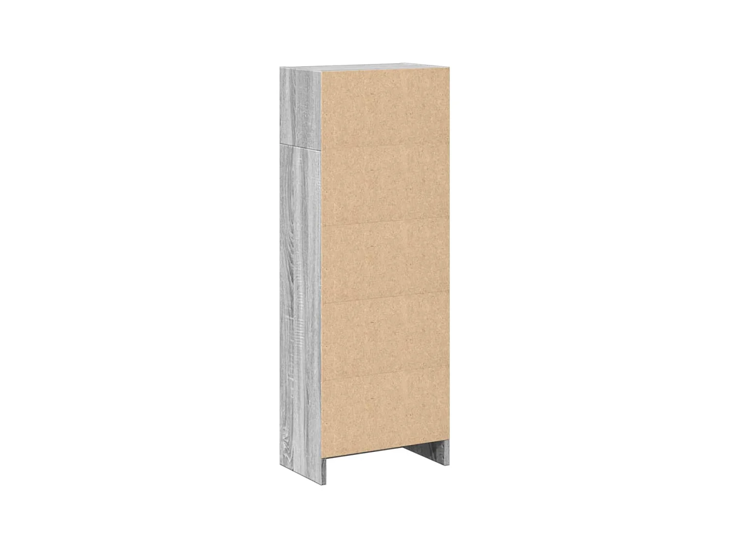 Bibliothèque sonoma gris 40x24x109 cm bois d'ingénierie