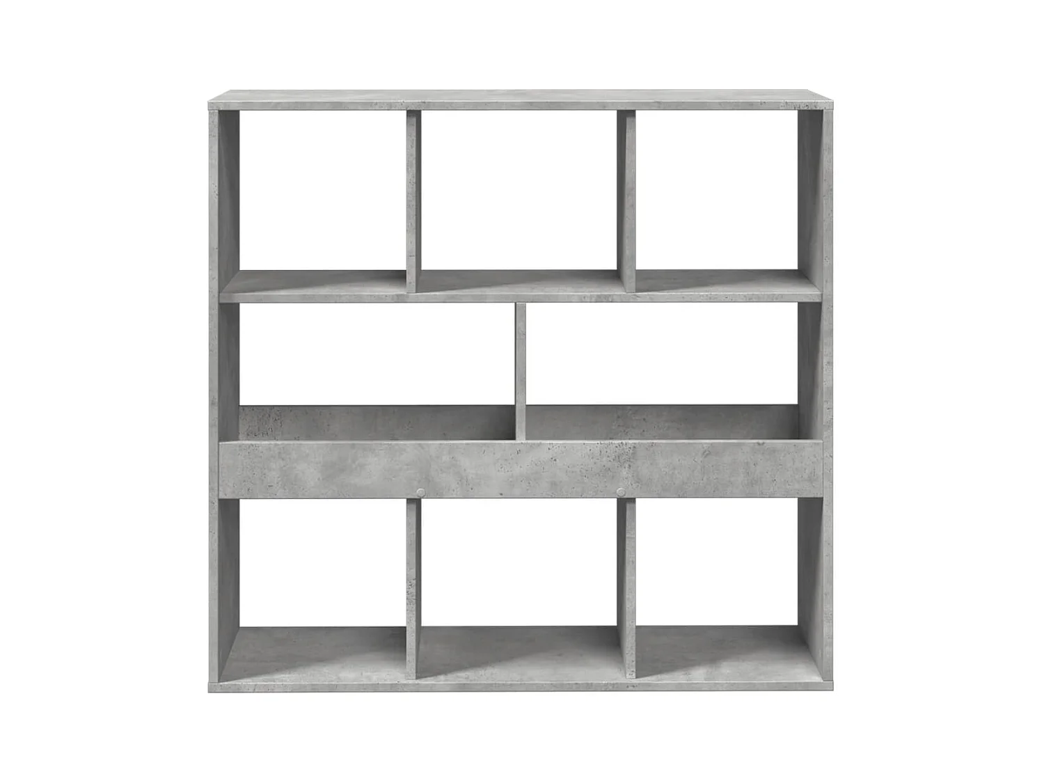 Boekenkast/kamerscherm 100x33x94,5 cm betongrijs