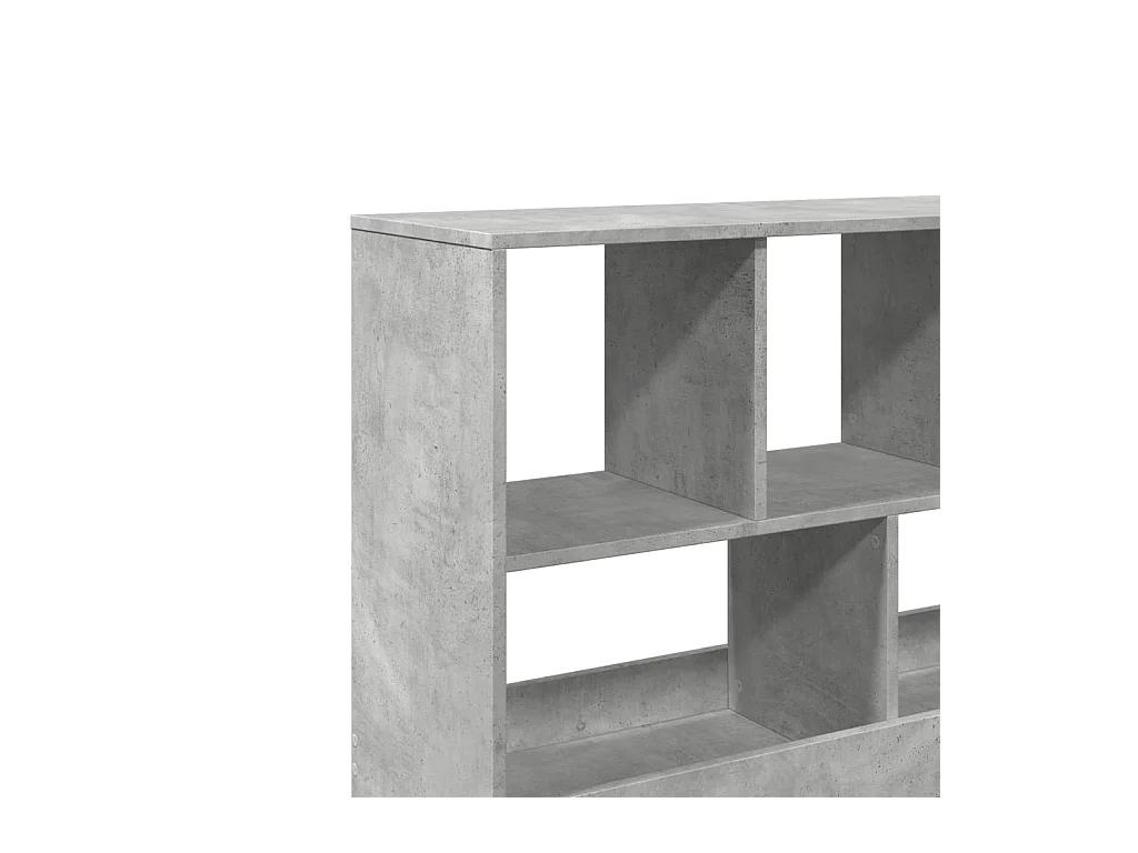 Boekenkast/kamerscherm 100x33x94,5 cm betongrijs