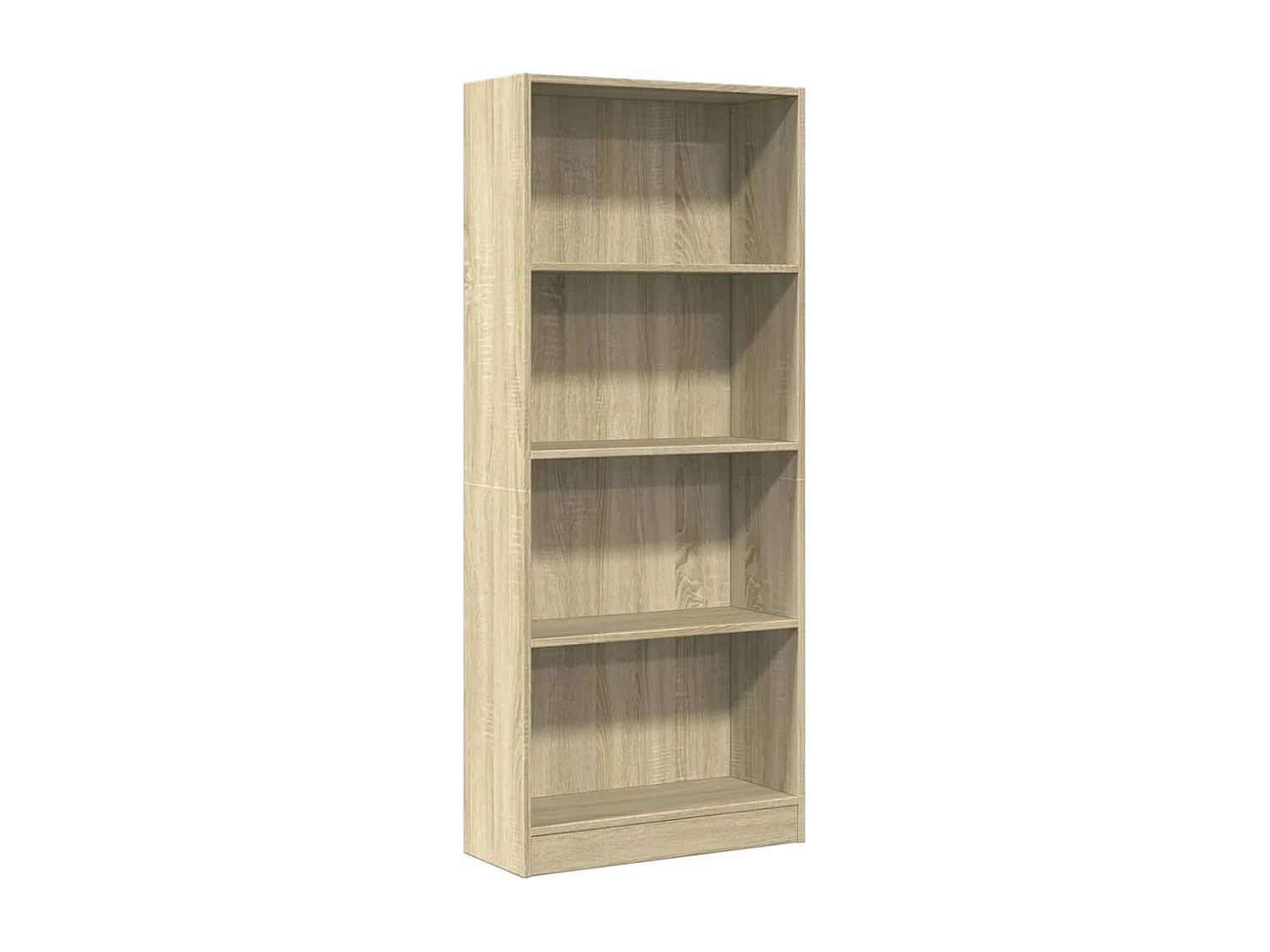 Libreria Rovere Sonoma 60x24x143 cm in Legno Multistrato