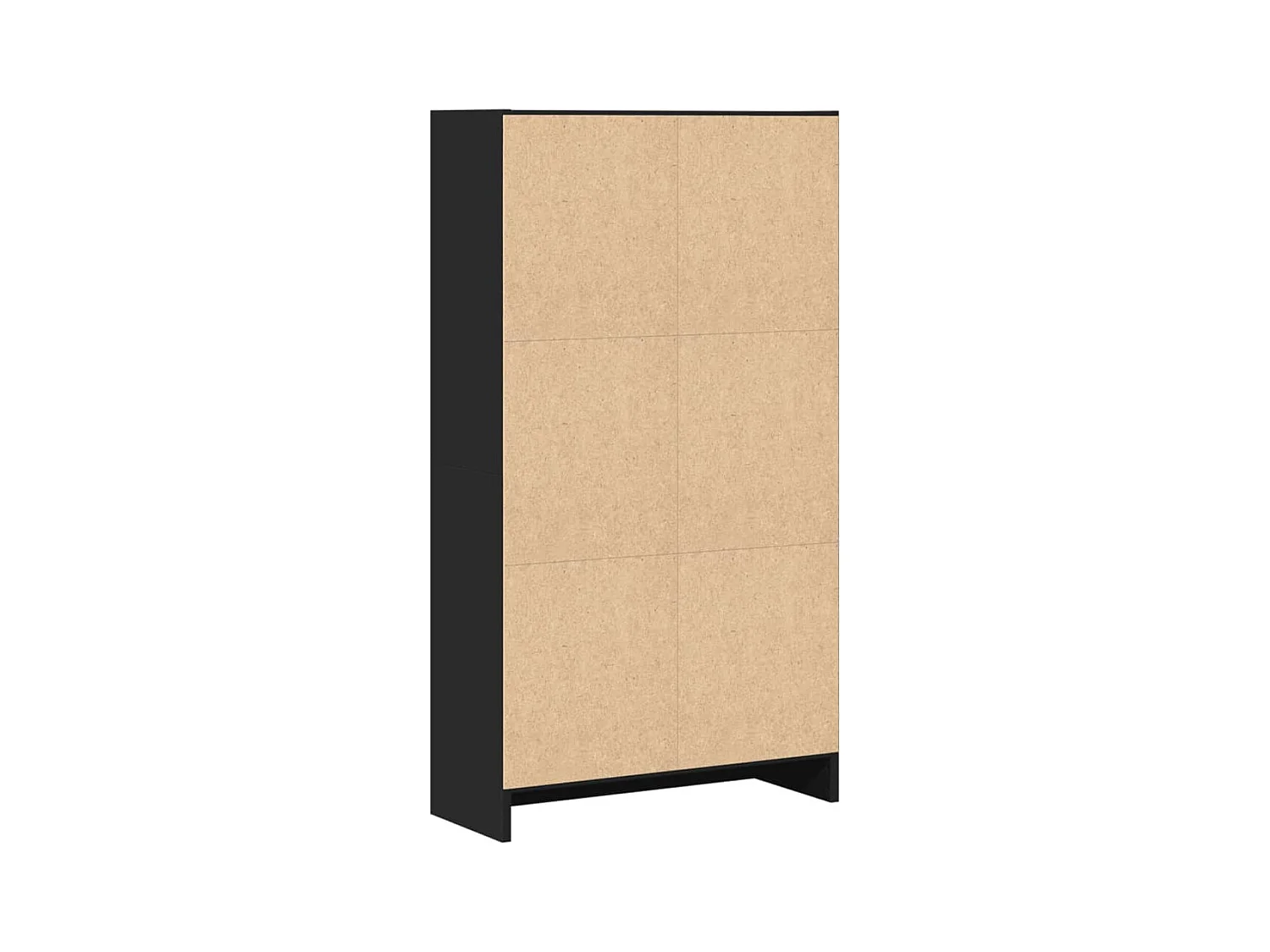 Bücherregal Schwarz 60x24x109 cm Holzwerkstoff