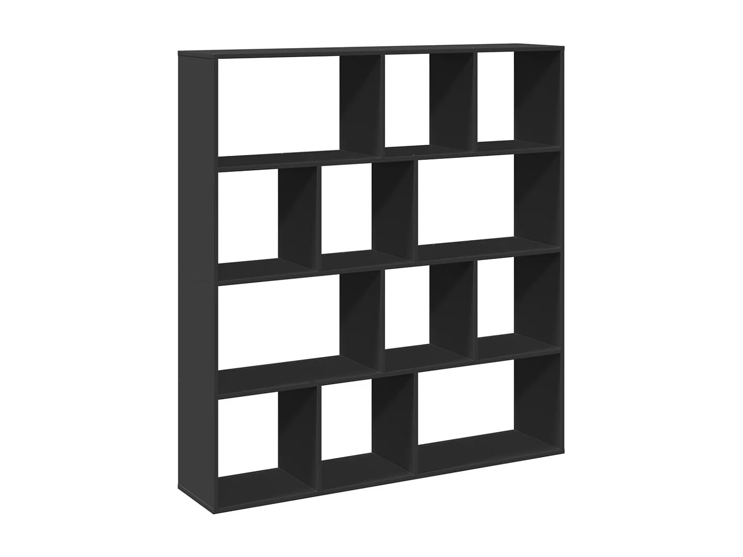 Estante 132x29x141,5 cm derivados de madeira preto