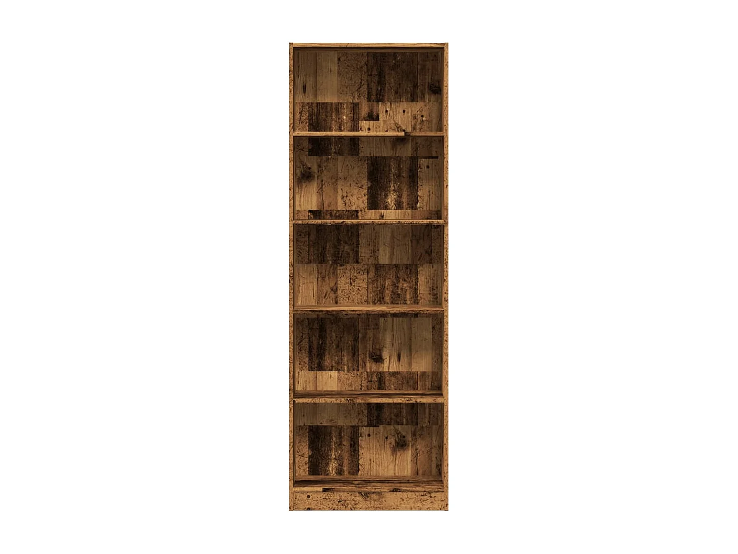 Bücherregal Altholz-Optik 60x24x176 cm Holzwerkstoff