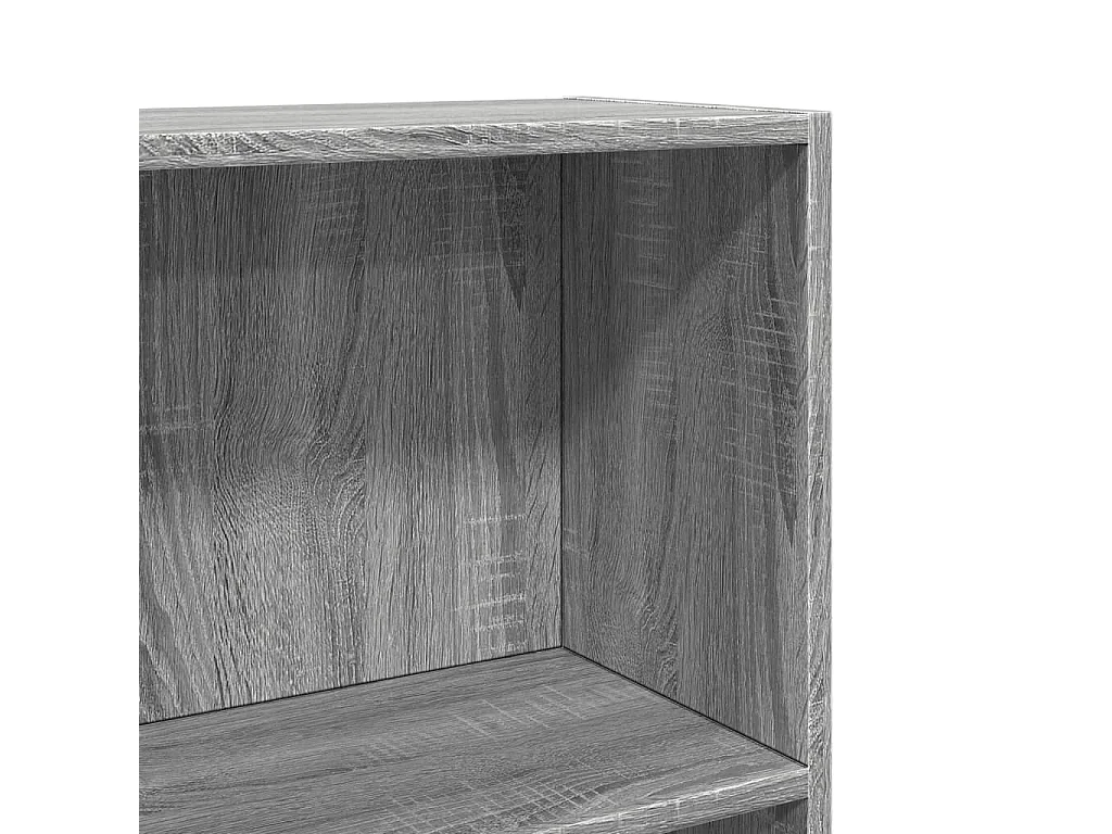 Bücherregal Grau Sonoma 60x24x109 cm Holzwerkstoff