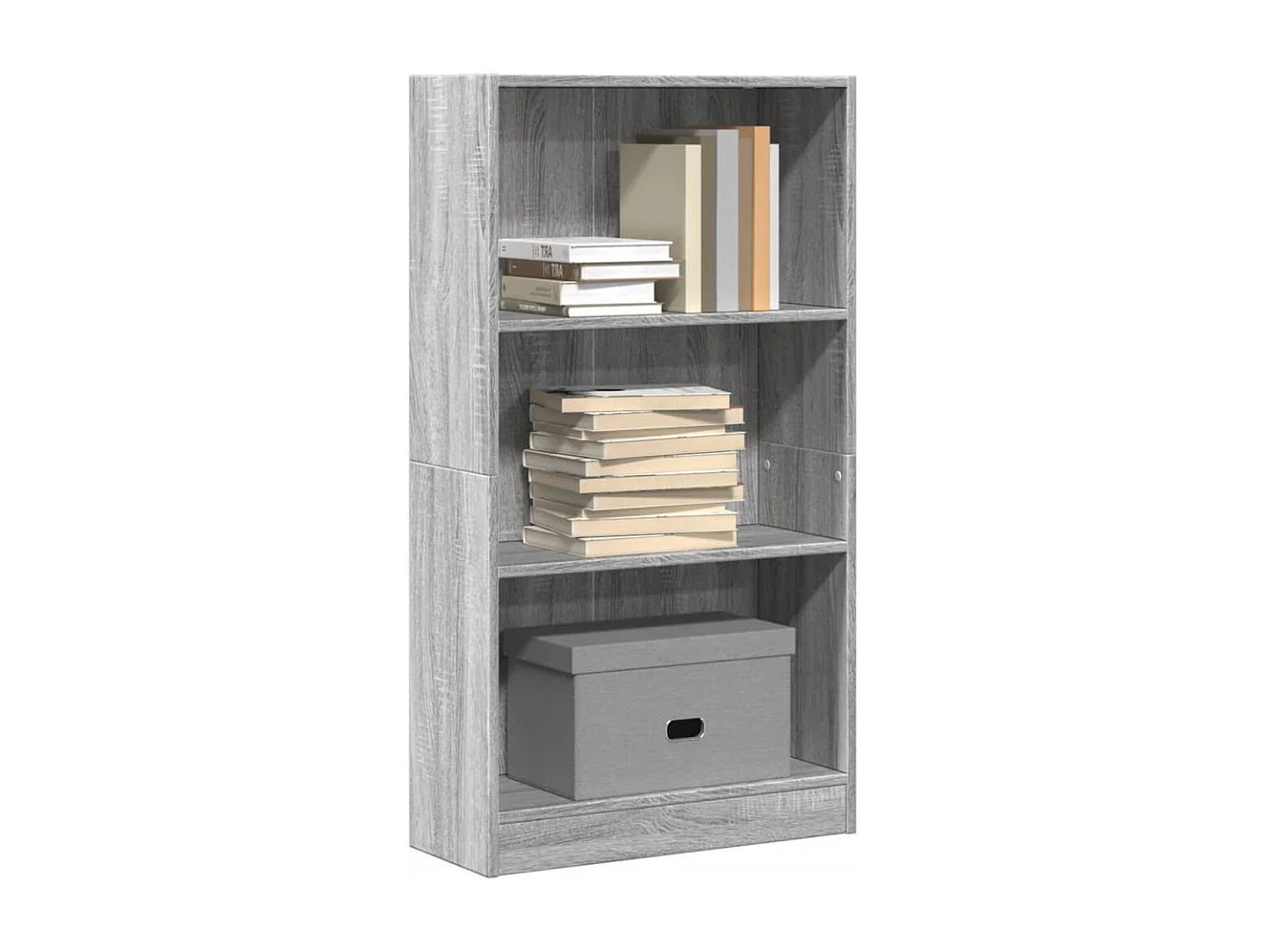 Libreria Grigio Sonoma 60x24x109 cm in Truciolato