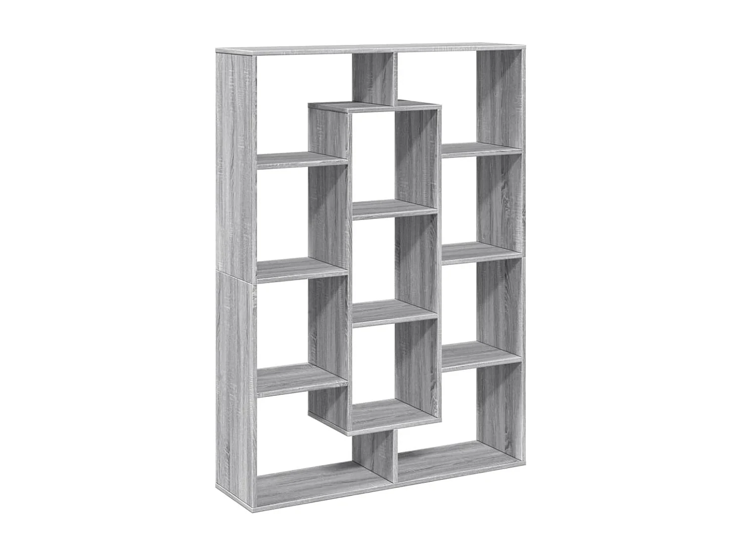 Bibliothèque sonoma gris 102x29x143 cm bois d'ingénierie