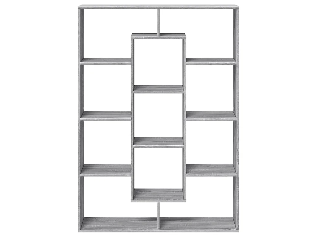 Bibliothèque sonoma gris 102x29x143 cm bois d'ingénierie