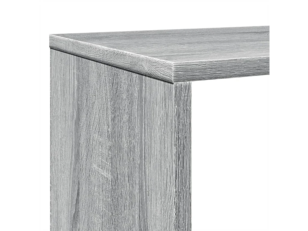 Libreria Grigio Sonoma 102x29x143 cm in Legno Multistrato