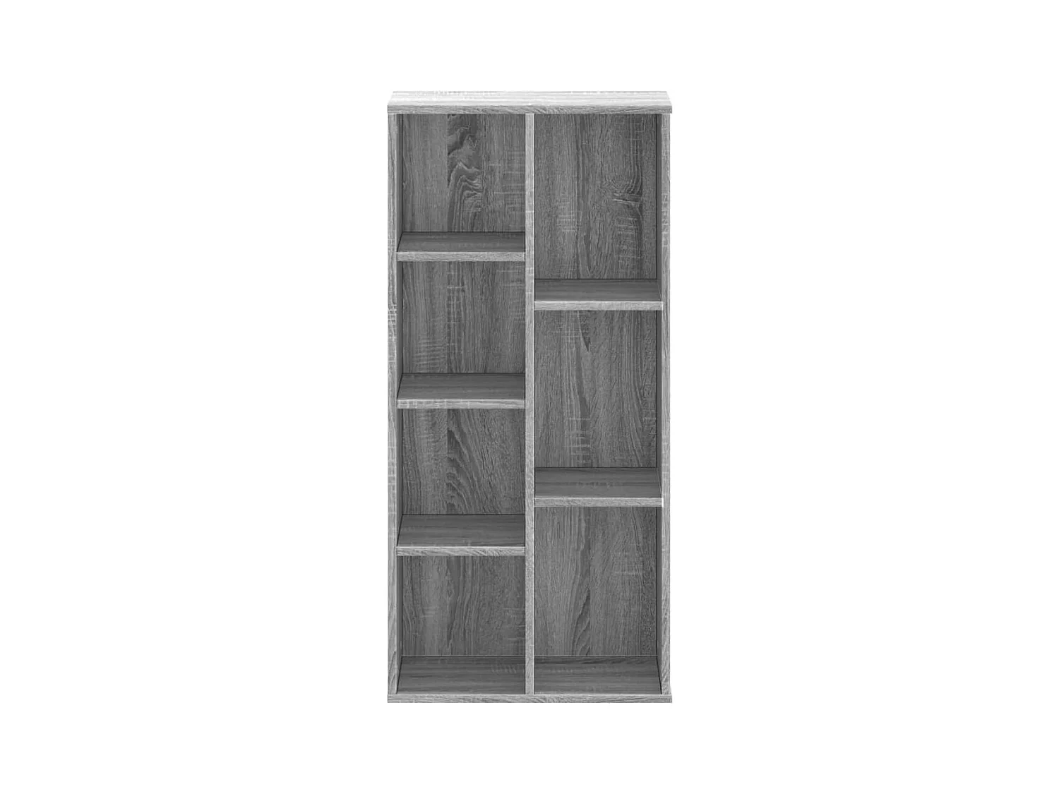Boekenkast 50x25x105 cm bewerkt hout grijs sonoma eikenkleurig