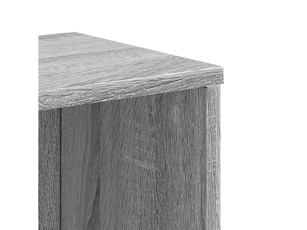 Boekenkast 50x25x105 cm bewerkt hout grijs sonoma eikenkleurig