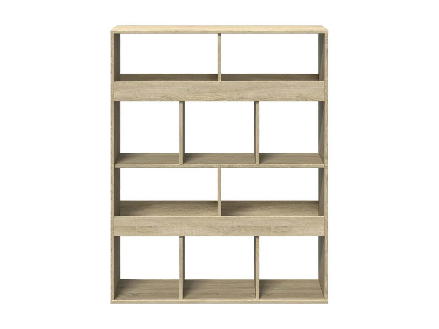 Bibliothèque chêne sonoma 100x33x125,5 cm bois d'ingénierie