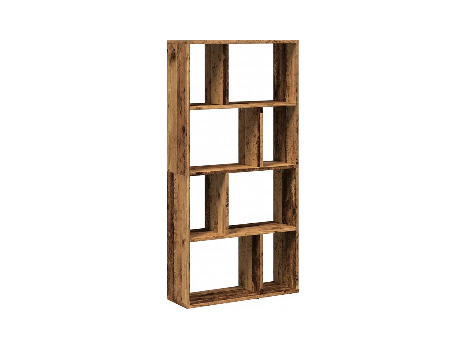 Bibliothèque vieux bois 60x20x120 cm bois d'ingénierie