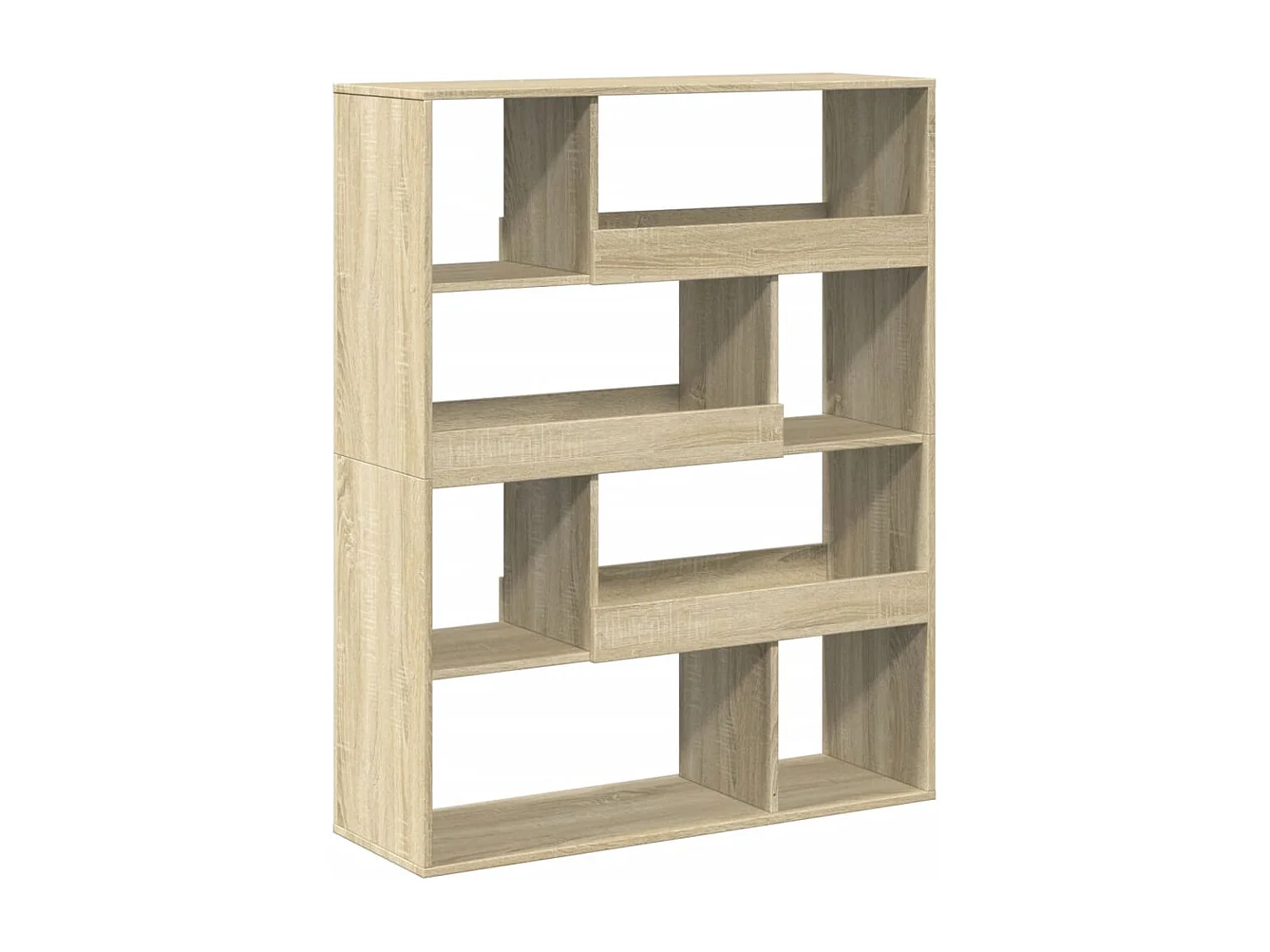 Bibliothèque chêne sonoma 100x33x125,5 cm bois d'ingénierie