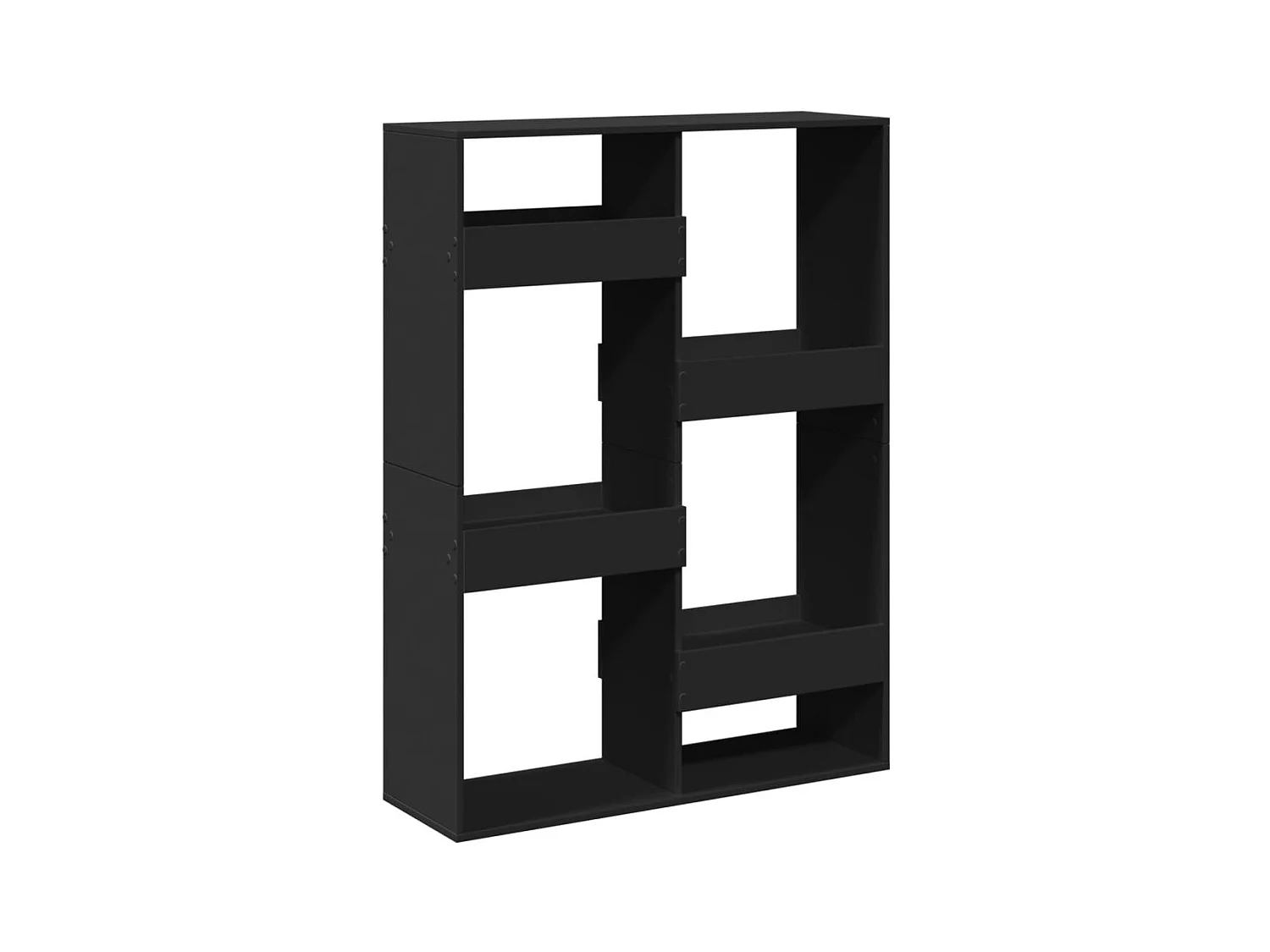 Bücherregal Schwarz 100x33x135 cm Holzwerkstoff