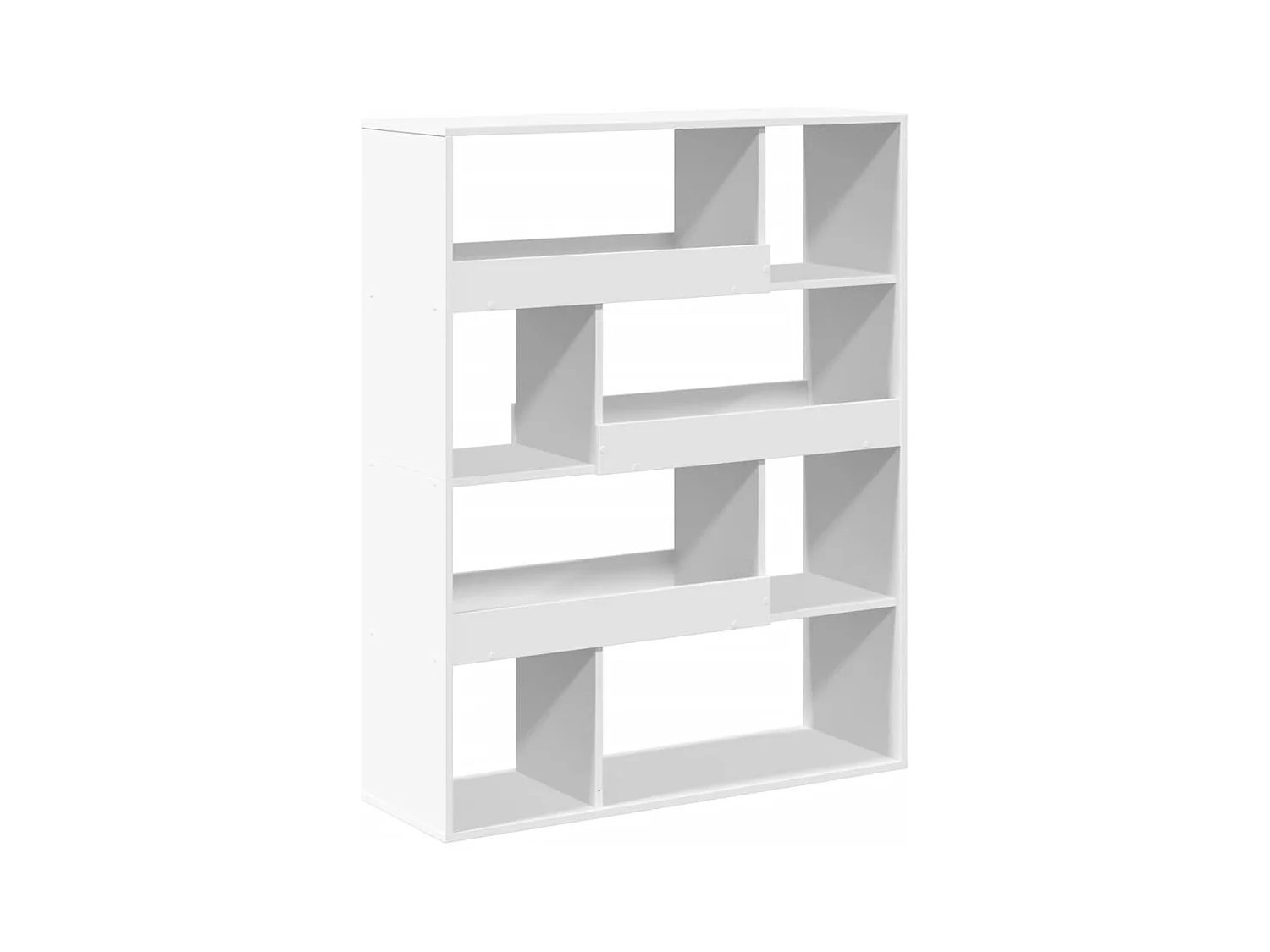 Bücherregal Weiß 100x33x125,5 cm Holzwerkstoff