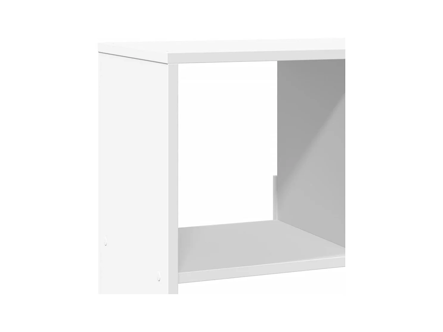 Bücherregal Weiß 100x33x125,5 cm Holzwerkstoff