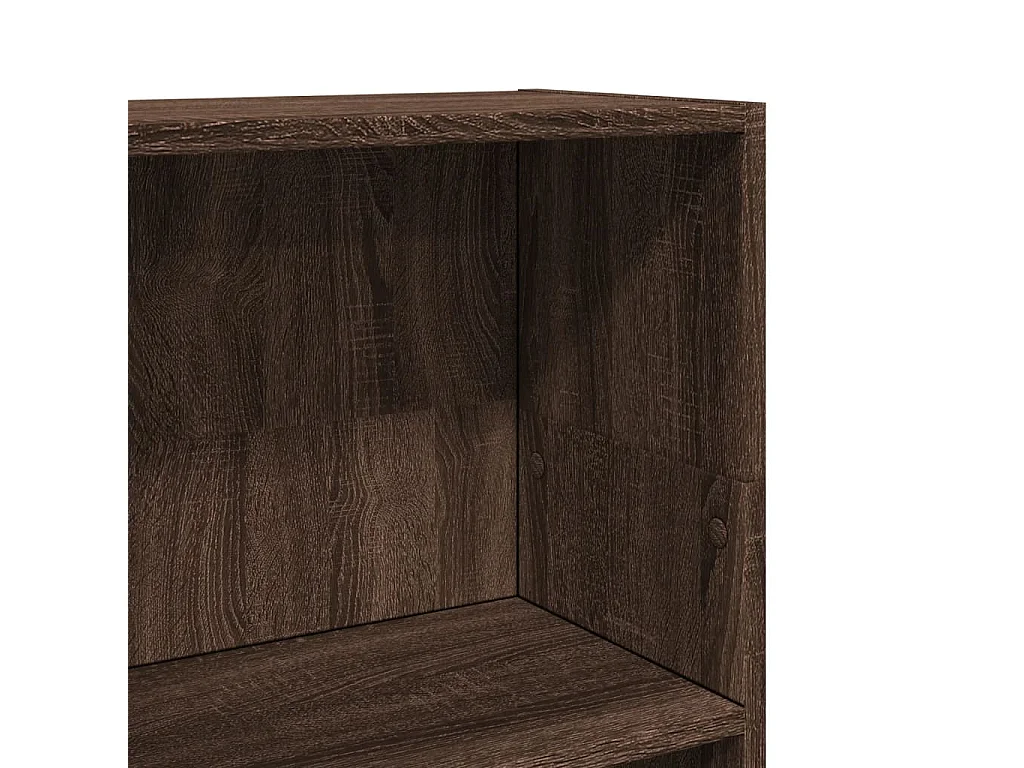 Bibliothèque chêne marron 40x24x109 cm bois d'ingénierie