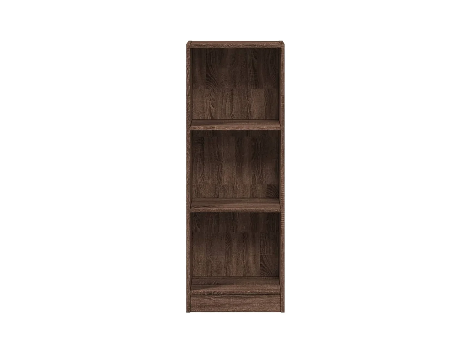 Bibliothèque chêne marron 40x24x109 cm bois d'ingénierie