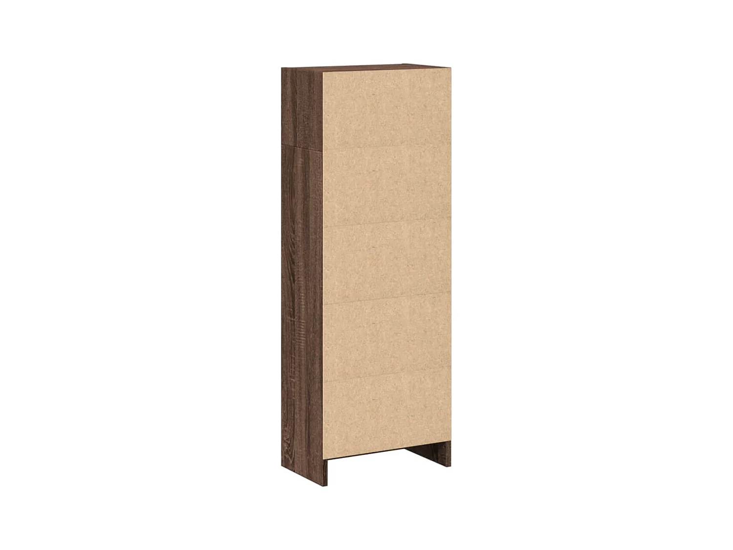 Bibliothèque chêne marron 40x24x109 cm bois d'ingénierie
