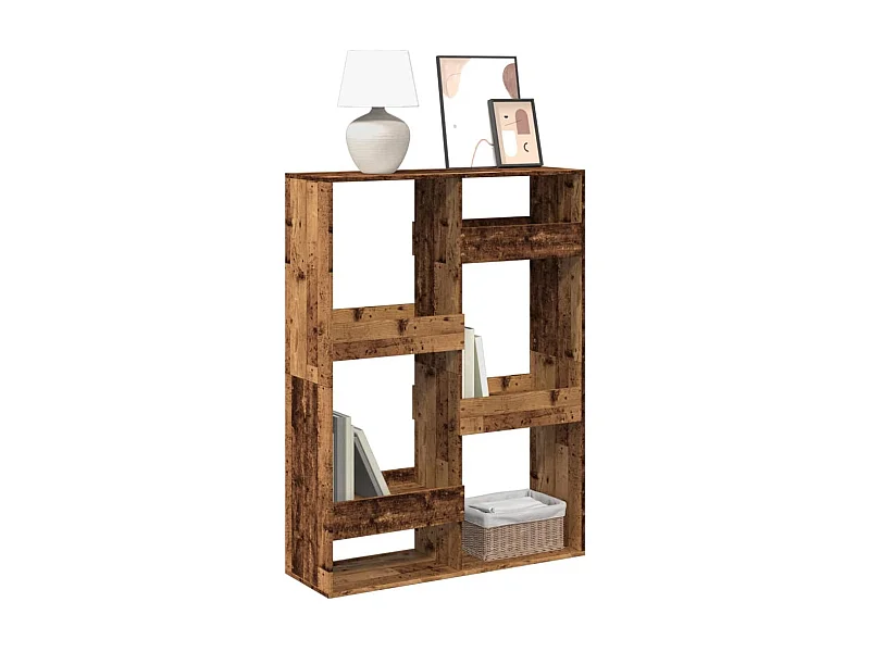 Bücherregal Altholz-Optik 100x33x135 cm Holzwerkstoff